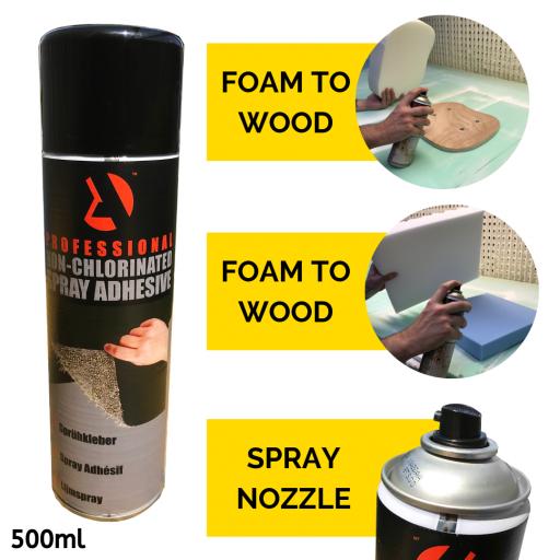 Heavy Duty Glue Foam Fabric Adhesive Spray Can