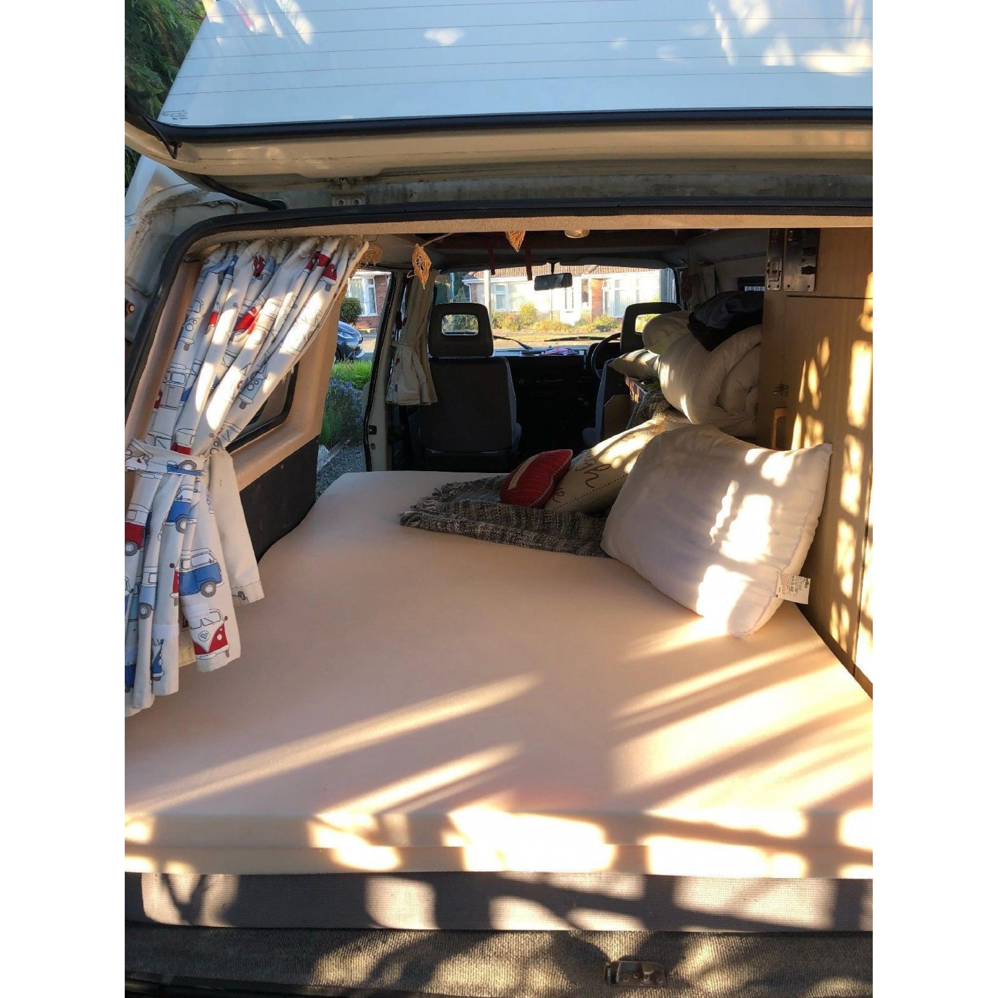 Putnam Single Double Travel Memory Foam Caravan Camping Mattress Topper & Bag 